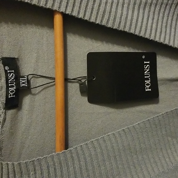 FOLUNSI Cardigan Casual Lightweight Knit Cardigan Sweaters of Female 2X NWT - Picture 9 of 10